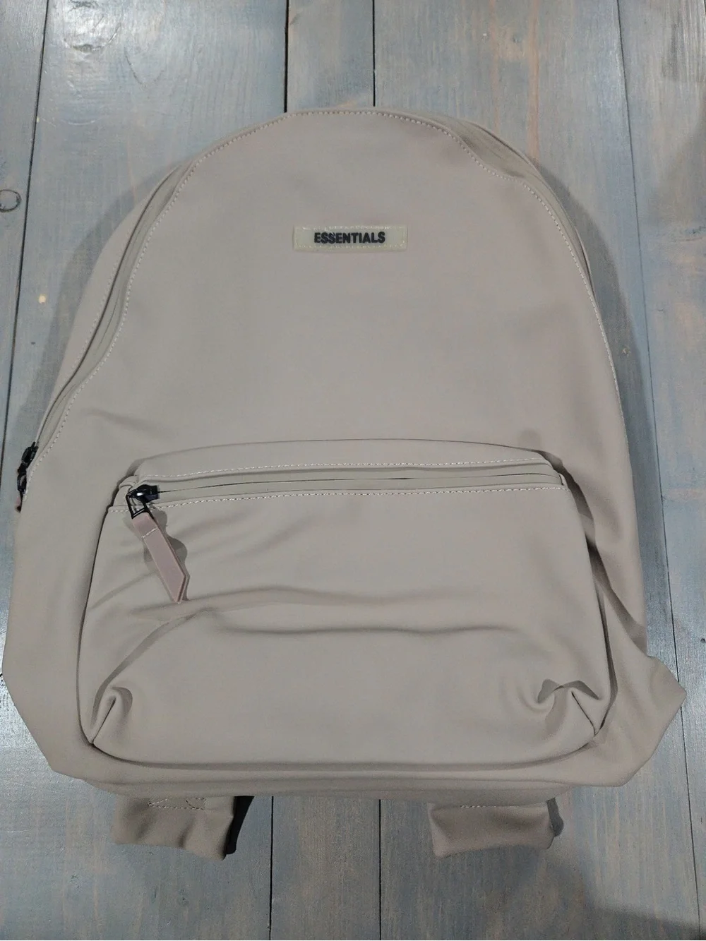 ESSENTIALS Men's Beige Backpack - Minimal Everyday Bag nwt